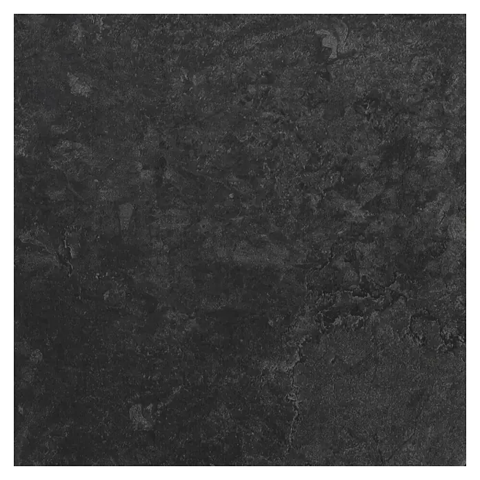 D-c-fix Bodenfliese Floor Tile Selbstklebend - 11 Stk., 30,5 x 30,5 cm, Dark Slate - Dunkelgraue, stark texturierte Oberfläche, die Naturstein oder Schiefer ähnelt.