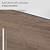 Camargue Stella K welcome Waschtischunterschrank (24 x 44 x 60 cm, Eiche Maron, Matt)