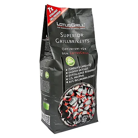 LotusGrill  Briquetas de carbón vegetal