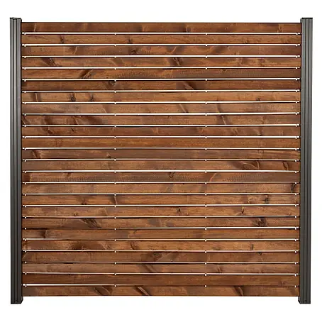 GartenLand  Steckzaun-Element Holz Zaun Craftwood Ohne Pfosten Ohne Abschlussleiste