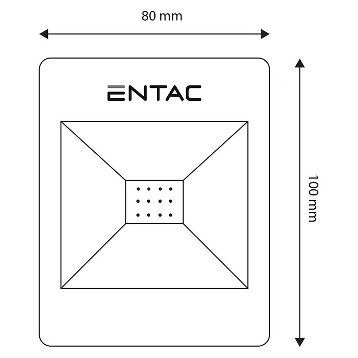 Baterijska svetilka s stikalom Entac  (Š x V: 80 x 100 mm) | 3096 - Küche/Möbellicht | CAKA - Zweckleuchten | CAK - Technisches Licht | CA - Beleuchtung | C - Elektro | BAUHAUS