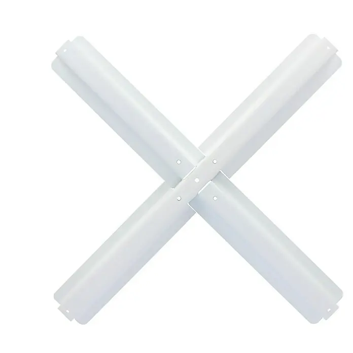 Ersatz-Plattenständer - Weiß, Passend für: Sunfun Ligurien Ampelschirmgestell - Weiße Windradflügel in X-Form mit Befestigungslöchern für eine einfache Montage. Ideal für Windenergieprojekte.