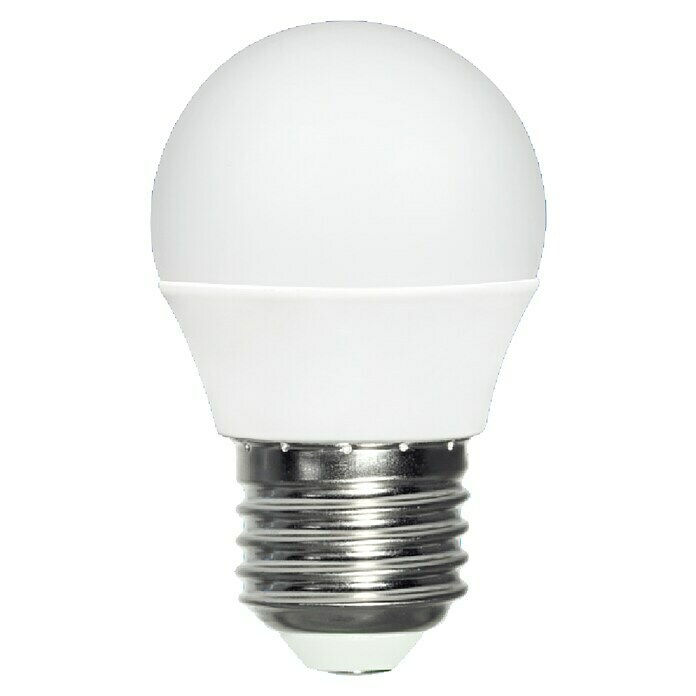 Garza Bombilla LED (6 W, E27, Color de luz: Blanco frío, No regulable, Mini bola)