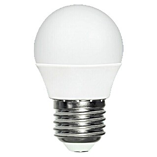 Garza Bombilla LED (E27, 8 W, Blanco cálido, 810 lm, Redonda, Blanco)