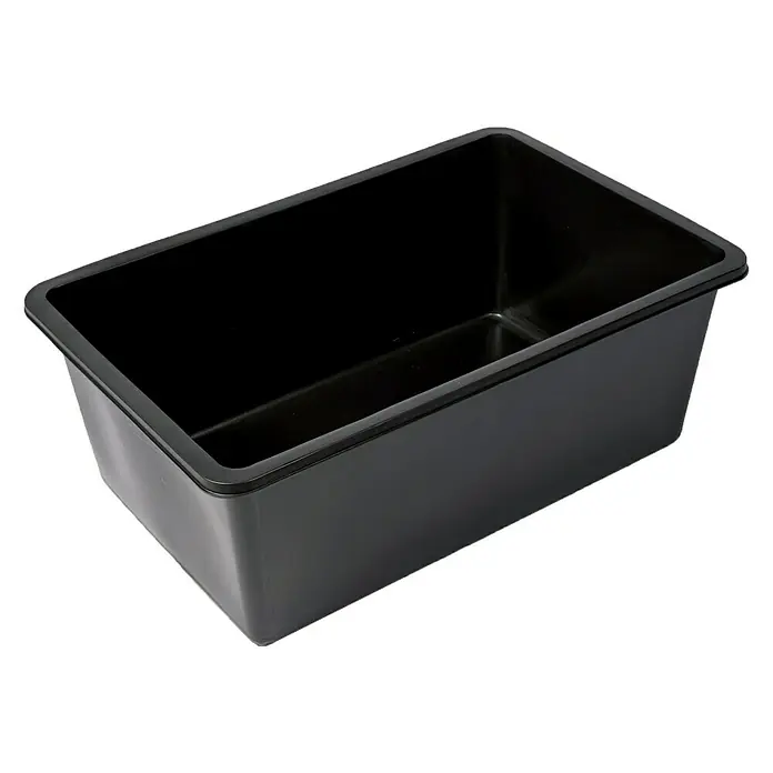 Ubbink Teichschale Quadra C3 - Fassungsvermögen: 365 l - Schwarze, rechteckige Kunststoffwanne für den vielseitigen Einsatz, ideal für Garten, Haushalt oder Werkstatt.