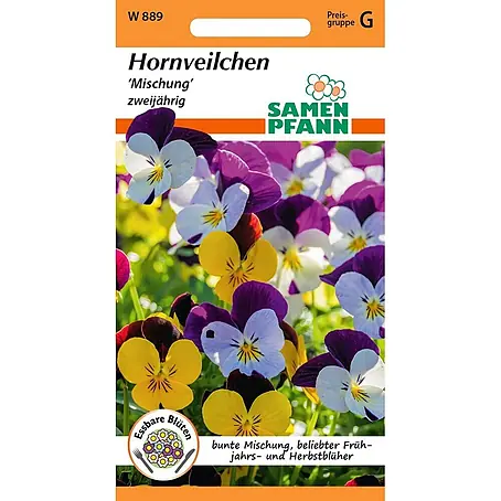 Samen Pfann  Saatgut Hornveilchen, Mischung