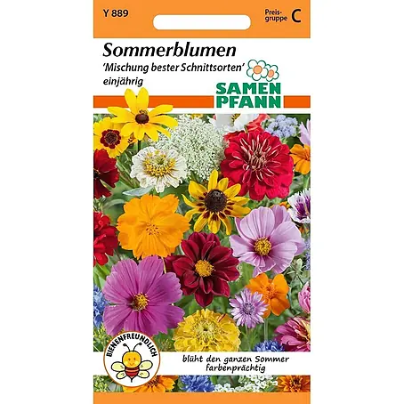 Samen Pfann  Saatgut Sommerblumenmischung