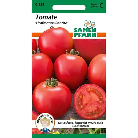 Samen Pfann  Saatgut Buschtomate, Hoffmanns Rentita