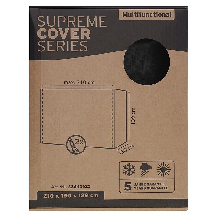 Sunfun Schutzhülle Hollywoodschaukel (Polyester, 210 x 150 x 139 cm)