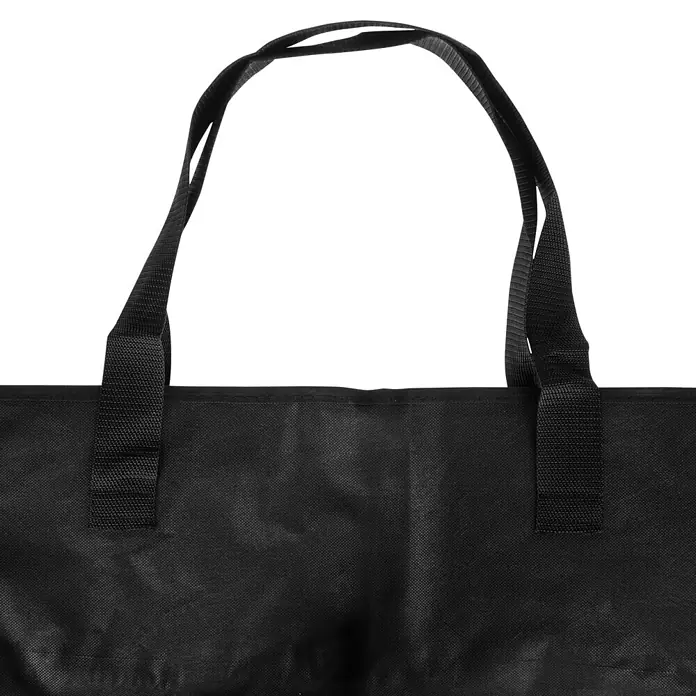 Sunfun Auflagen-Schutzhülle - L x B x H: 125 x 32 x 50 cm, Polyester, 160 g/m², Schwarz - Schwarze Tragetasche aus Vliesstoff mit Henkeln.