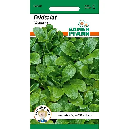 Samen Pfann  Saatgut Feldsalat, Vollhart 3
