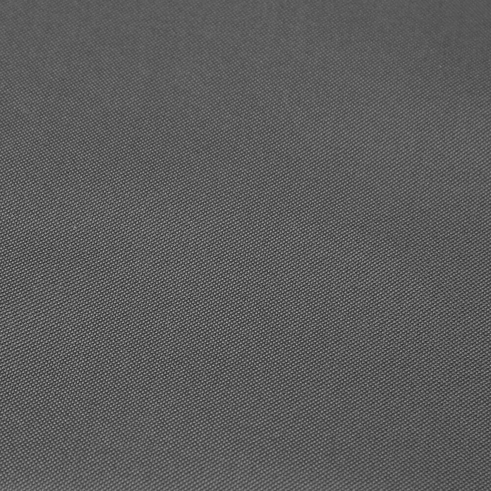 Sunfun Schirm-Schutzhülle - Kunststoff, Passend für: Schirme mit Ø 180 - 200 cm - Nahaufnahme von dunkelgrauem Stoff mit ausgeprägter Webstruktur.