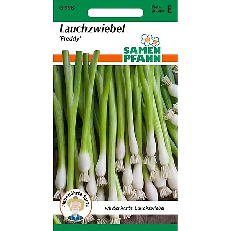 Samen Pfann  Saatgut Lauchzwiebel, Winterhecke, Freddy