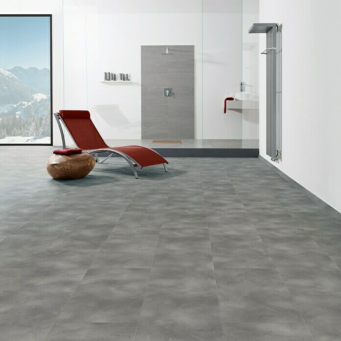 Living by Haro Handmuster HydroStar Finca Beton Titangrau200 x 313 x 6,5 mm, Steinoptik Mood Shot