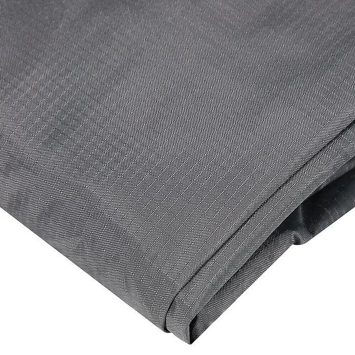 SENSUM Balkon-Set-Schutzhülle - Polyester, Grau, 140 g/m² - Dunkelgrauer Webstoff, sauber gefaltet.
