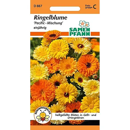 Samen Pfann  Saatgut Ringelblume, Mischung