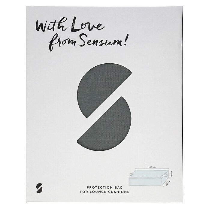 Sensum Auflagen-Schutzhülle (220 x 90 x 50 cm, Polyester)