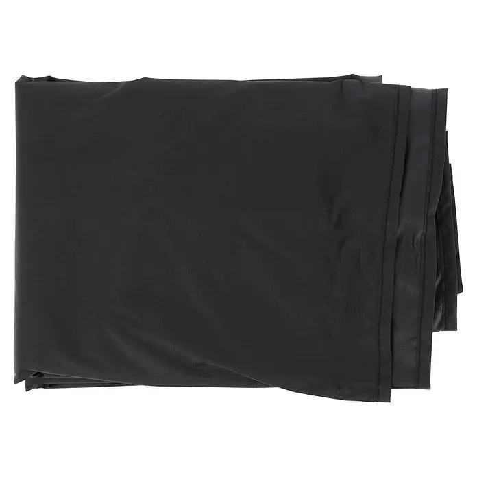 Kingstone Grill-Schutzhülle - Passend für: Kingstone Gasgrill Cliff 4500 / 4 Brenner Grills - Gefaltete schwarze Stoffhülle mit sichtbaren Nähten.