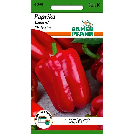 Samen Pfann  Saatgut Paprika, Lamuyo F1