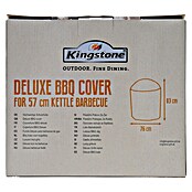 Kingstone Grill-Schutzhülle (Schwarz, Passend für: Kugelgrill 57 cm)