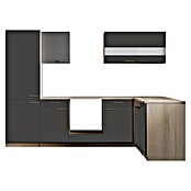 Respekta Merle Küchenleerblock (B x L: 280 x 172 cm, Grau, Ohne Elektrogeräte) | BAUHAUS