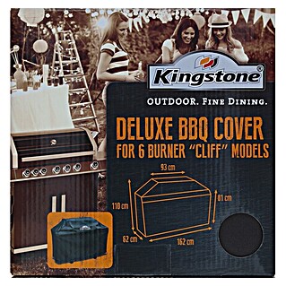Kingstone Grill-Schutzhülle (Kunststoff, Passend für: Kingstone Gasgrill Cliff 650-1/655-2)