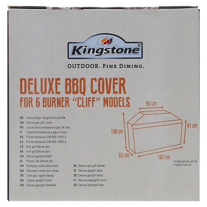 Kingstone Grill-Schutzhülle Cliff 670 (Polyester, Passend für: Kingstone Gasgrill Cliff 670)