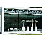Elho Okrugla tegla za biljke Pure Soft High  (Vanjska dimenzija (ø x V): 39 x 70,1 cm, Bijele boje, Plastika) | BAUHAUS