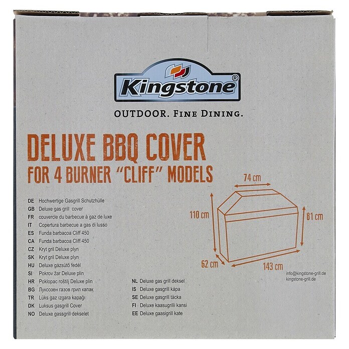 Kingstone Grill-Schutzhülle Cliff 450 (Passend für: Kingstone Gasgrill Cliff 450)