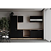 Respekta Merle Küchenleerblock (Breite: 280 cm, Schwarz, Ohne Elektrogeräte) | BAUHAUS