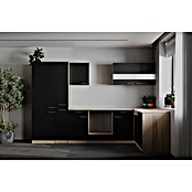 Respekta Merle Küchenleerblock (B x L: 310 x 172 cm, Schwarz, Ohne Elektrogeräte) | BAUHAUS