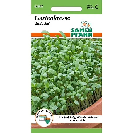 Samen Pfann  Saatgut Gartenkresse
