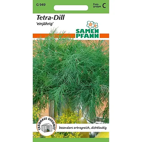 Samen Pfann  Saatgut Dill, Tetra