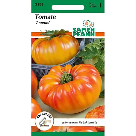 Samen Pfann  Saatgut Fleischtomate, Ananas