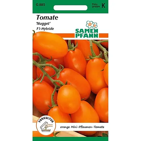 Samen Pfann  Saatgut Tomate, Nugget F1