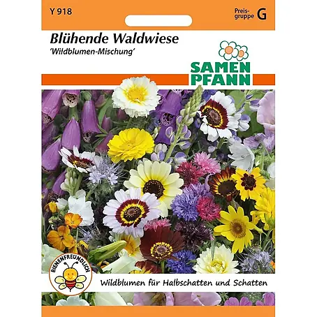 Samen Pfann  Saatgut Blühende Waldwiese
