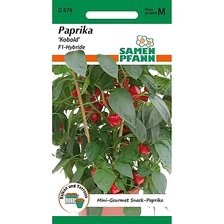 Samen Pfann  Saatgut Paprika, Snack-Paprika, Kobold F1