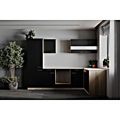 Respekta Merle Küchenleerblock (B x L: 280 x 172 cm, Schwarz, Ohne Elektrogeräte) | BAUHAUS