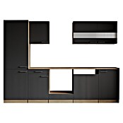 Respekta Merle Küchenleerblock (Breite: 280 cm, Grau, Ohne Elektrogeräte) | BAUHAUS