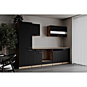 Respekta Merle Küchenleerblock (Breite: 280 cm, Schwarz, Ohne Elektrogeräte) | BAUHAUS