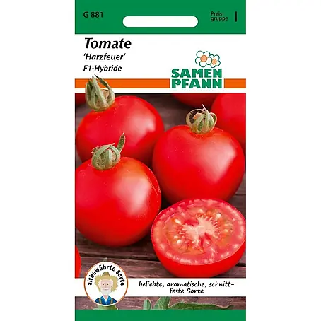 Samen Pfann  Saatgut Tomate, Harzfeuer F1