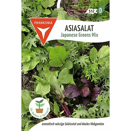 Frankonia Samen  Saatgut Asiasalat, Japanese Greens Mix