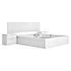Dekit Set muebles de dormitorio Len (4 pzs., Blanco, Específico para: Colchón de 150x190 cm) | BAUHAUS