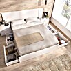Dekit Set muebles de dormitorio Len (4 pzs., Blanco, Específico para: Colchón de 150x190 cm) | BAUHAUS
