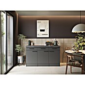 Respekta Sideboard Oliver (Breite: 150 cm, Grau Matt, Ohne Oberschrank) | BAUHAUS