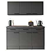 Respekta Sideboard Oliver (Breite: 150 cm, Grau Matt, Mit Oberschrank) | BAUHAUS