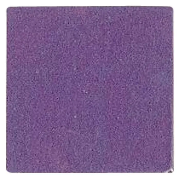 Esmalte de color Botz - Lila, 200 ml - Un producto cuadrado de color púrpura con una textura fina y granulada, ideal para manualidades o como elemento decorativo.