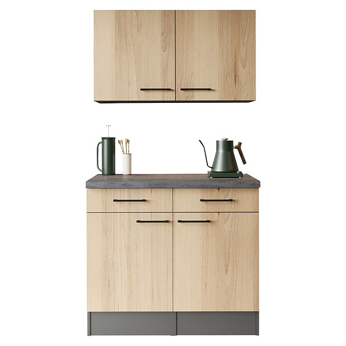 Respekta Sideboard Oliver (Breite: 100 cm, Artisan Eiche, Mit Oberschrank) | BAUHAUS