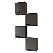 Respekta Oliver Küchen-Hängeschrank Oliver (B x T x H: 50 x 34,6 x 56,1 cm, Grau Matt, Anzahl Türen: 4 Stk.) | BAUHAUS