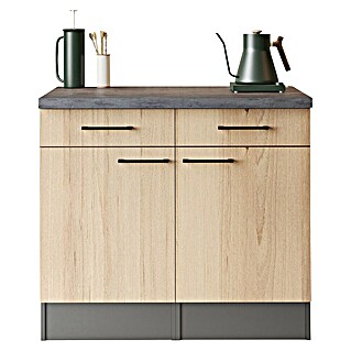 Respekta Sideboard Oliver (Breite: 100 cm, Artisan Eiche, Ohne Oberschrank)